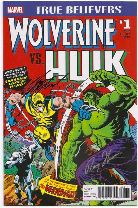 Hulk Vs Wolverine Comic Book