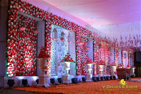 V DECORS AND EVENT | Wedding stage decorations, Wedding stage, Stage decorations