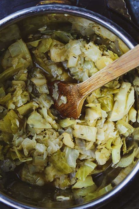 Easy Instant Pot Cabbage (Vegan) - Shane & Simple