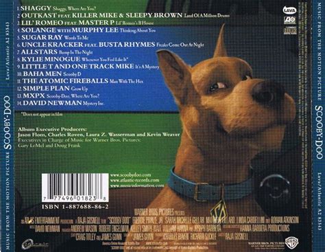 Scooby-Doo 2002 Movie Soundtrack-Music & Audio-Music