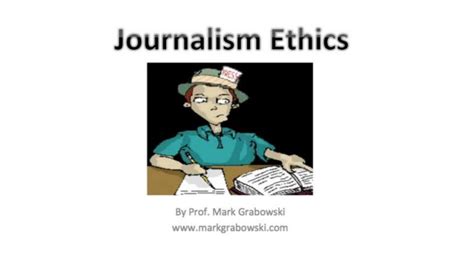 Journalism ethics