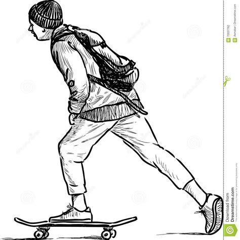 Skateboard Drawing | Free download on ClipArtMag