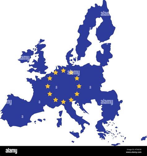 European union map icon. Europe eu country national and politics Stock Vector Art & Illustration ...