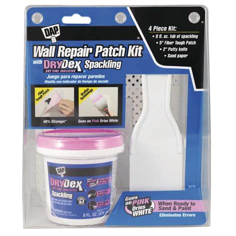 DAP DryDex 8 oz. Wall Repair Patch Kit 12345 - The Home Depot