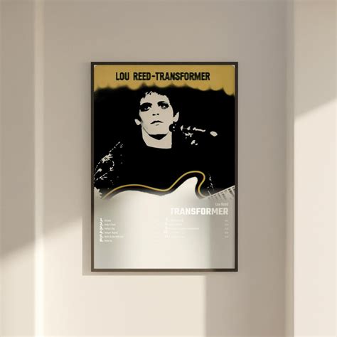 Lou Reed Transformer Album Cover Poster Wall Art Lou Reed - Etsy