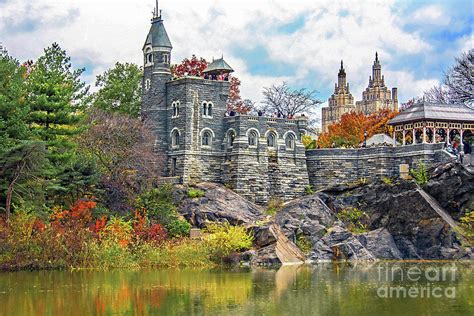 Central Park Castle in Autumn Photograph by Regina Geoghan - Fine Art America