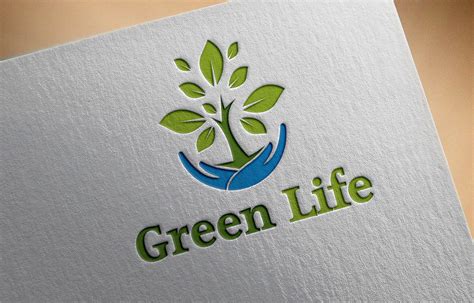 Green Life logo on Behance