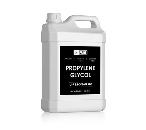 Natural Propylene Glycol, 1 Gallon, Pure, Food Grade, Premium Quality, Gluten-Free, Made in USA ...