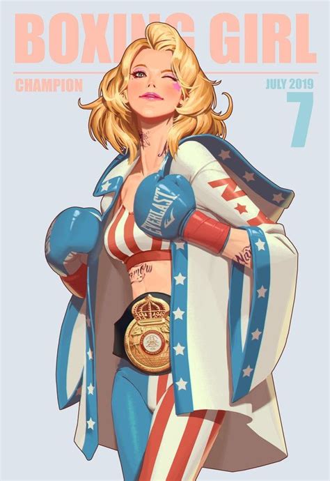 Boxing Girl by Youngjin Seo | 캐릭터 디자인 영감, 캐릭터 일러스트, 아메리칸 어패럴