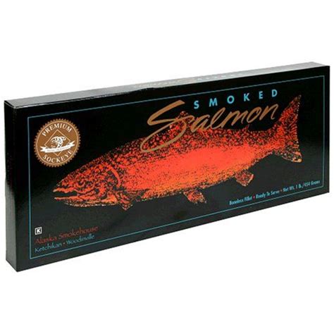 Alaska Smokehouse 16 oz. Smoked Sockeye Salmon Gift Box | Seafood gift, Sockeye salmon, Seafood