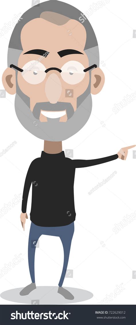 Steve Jobs Stock Vector (Royalty Free) 722629012 | Shutterstock