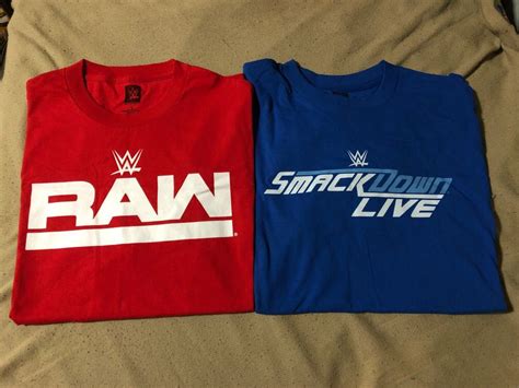 WWE Raw & Smackdown Live T-Shirts, Men's Fashion, Activewear on Carousell