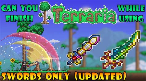 Can you finish Terraria using Swords Only? - Terraria 1.4.4 - YouTube