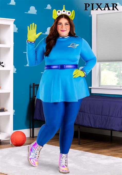 Women's Plus Size Disney and Pixar Toy Story Alien Costume | Disney Costumes