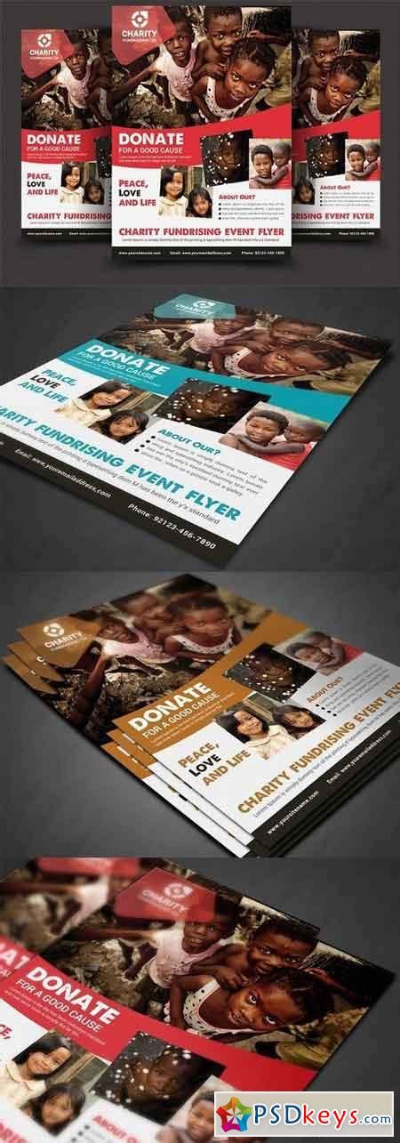 Charity Donation Flyer 1233680 » Free Download Photoshop Vector Stock ...