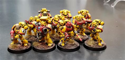 Imperial Fists, Space Marines - 6th tactical squad - Gallery - DakkaDakka