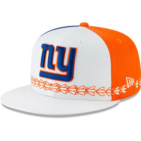 New York Giants New Era 2019 NFL Draft Spotlight 9FIFTY Adjustable Snapback Hat - White