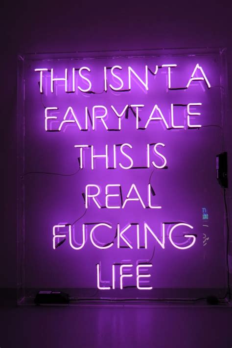 Inspirational Quotes - Neon Lights in 2020 | Purple wallpaper, Dark ...