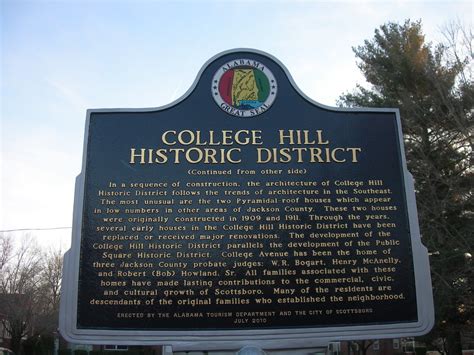 College Hill Historic District Marker | Placed in 2010 as pa… | Flickr