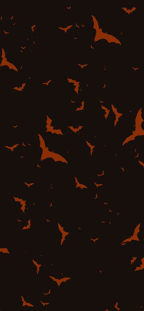 Halloween Bats Black Minimalist Wallpapers - Halloween Wallpaper