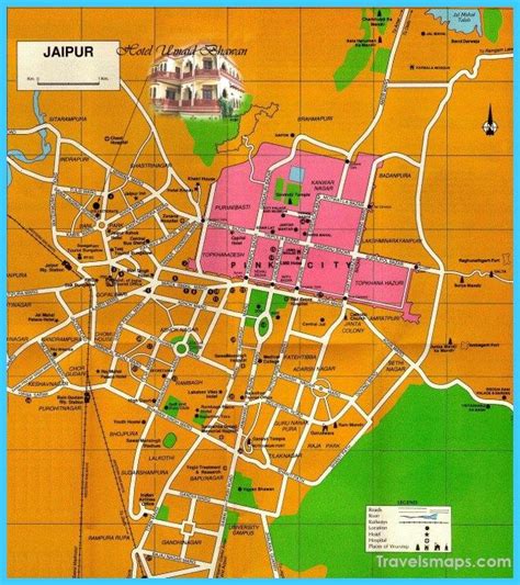 awesome Map of Jaipur | Map, Jaipur, Sightseeing