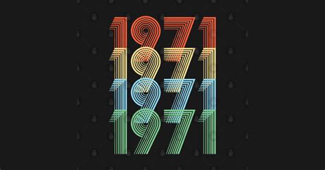 Retro 1971 Birthday - 1971 Birthday - Posters and Art Prints | TeePublic