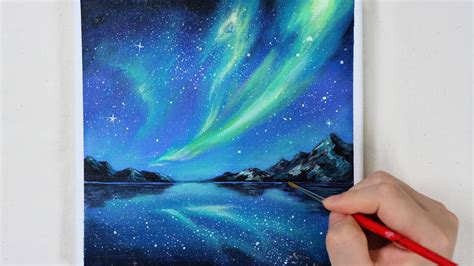 Northern Lights Painting