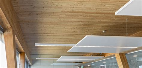 Suspended Wood Ceiling Systems | Shelly Lighting