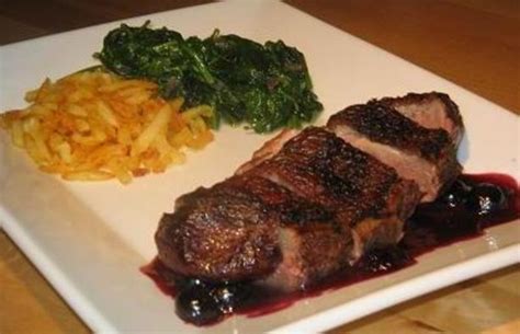 Duck Magret With A Blueberry Port Sauce Recipe - Food.com