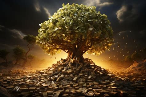 Premium Photo | Tree of Wealth Abundant Riches Nature's Bounty