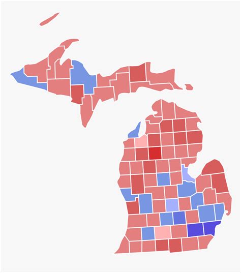 Michigan Presidential Election Results, HD Png Download - kindpng