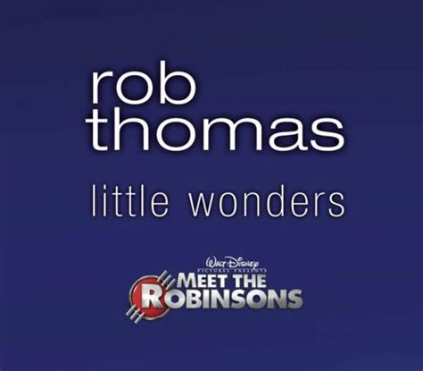 Little Wonders (2007) - Rob Thomas Albums - LyricsPond