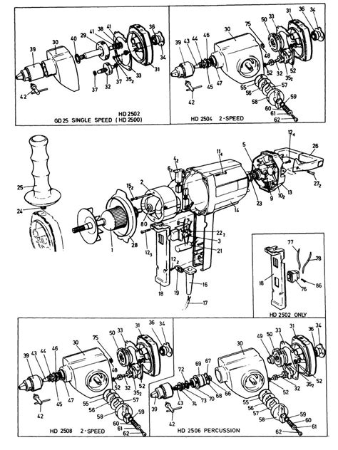 Black & Decker DRILLS----B Type 1 Drill Spare Parts - Part Shop Direct