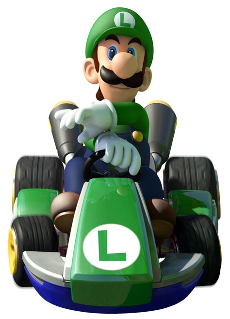 Luigi through the Mario Kart series - | Multicolour Ink