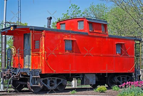 "Little Red Caboose" by Maria Dryfhout | Redbubble