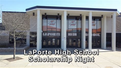 LaPorte High School Senior Scholarship Night - YouTube