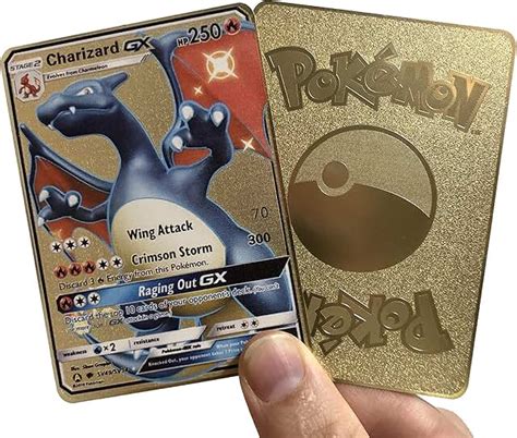 Metal gold pokemon cards - ilikehon