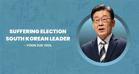 Suffering election South Korean leader crossroads