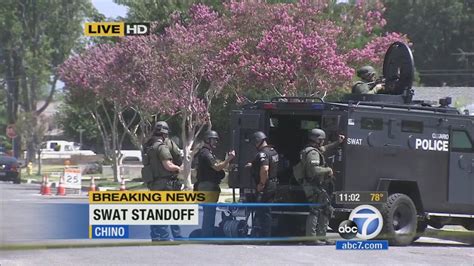 2 robbery suspects in custody after Chino standoff - ABC7 Los Angeles