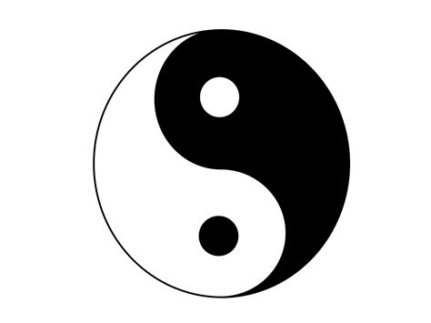 Yin Yang Svg, Black and White, Yin and Yang, Tao, Png, Pdf, Jpeg, Svg ...