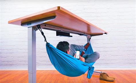 Keep This Under Desk Hammock a Secret from Your Boss