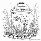 Aquarium Coloring Pages  Free & Printable sketch template