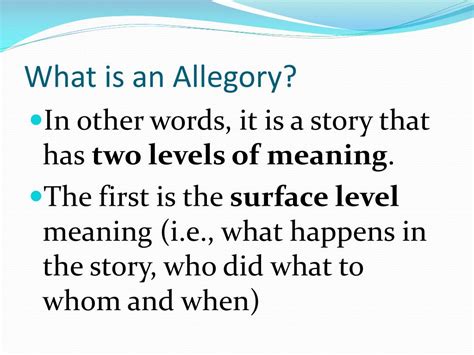 PPT - Allegory PowerPoint Presentation, free download - ID:2493298