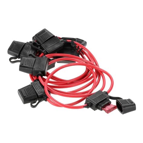 10pcs DC 12V 40A Standard Blade Inline Fuse Holder Splash Proof for Car Bike|Fuse Components ...