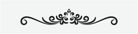 Calligraphic ornament. Vintage Decoration. Vector isolated illustration 8145698 Vector Art at ...