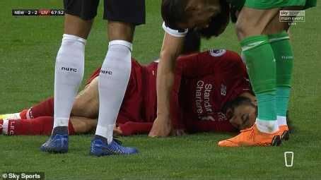 Liverpool Star Mo Salah In Tears After Horror Head Injury Vs Newcastle ...