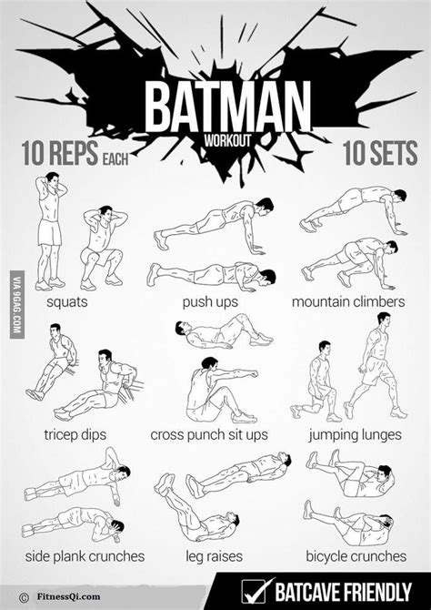 Na Na Na Batman Workout | Batman workout, Superhero workout, Workout routine