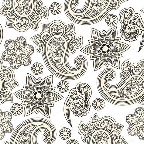 Vector seamless paisley background, — Stock Vector © makarova.alex #6116082