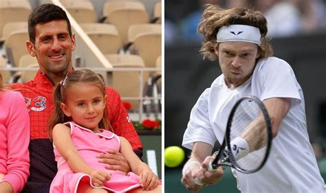 Novak Djokovic's daughter cheering against him in Wimbledon clash vs Andrey Rublev | Tennis ...