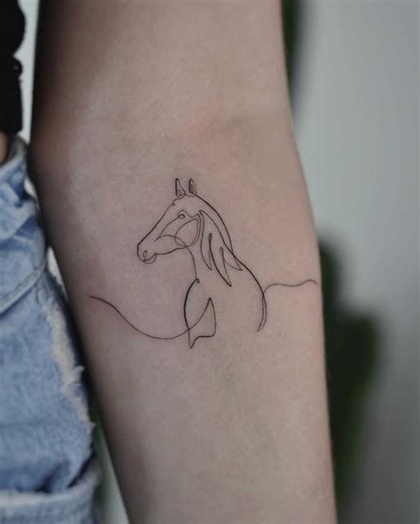 Small horse tattoo ideas photos